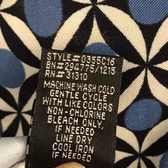 AB Studio Blue Geometric Print Sleeveless Sheath Dress Size 8 - Picture 8 of 9